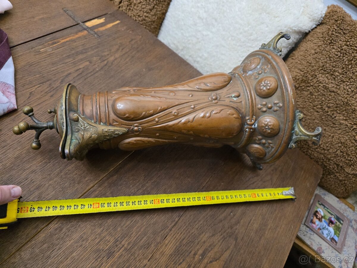 Velký starožitný obřadní džban / Konev- Bronz 18.stol - 10