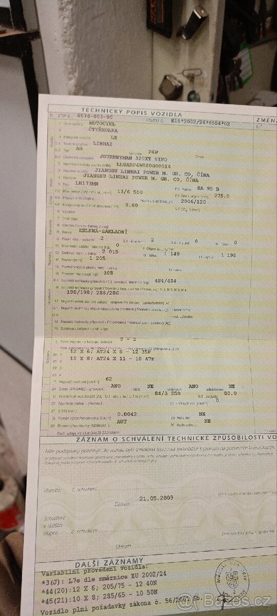 Čtyřkolka Linhai 300 - 10