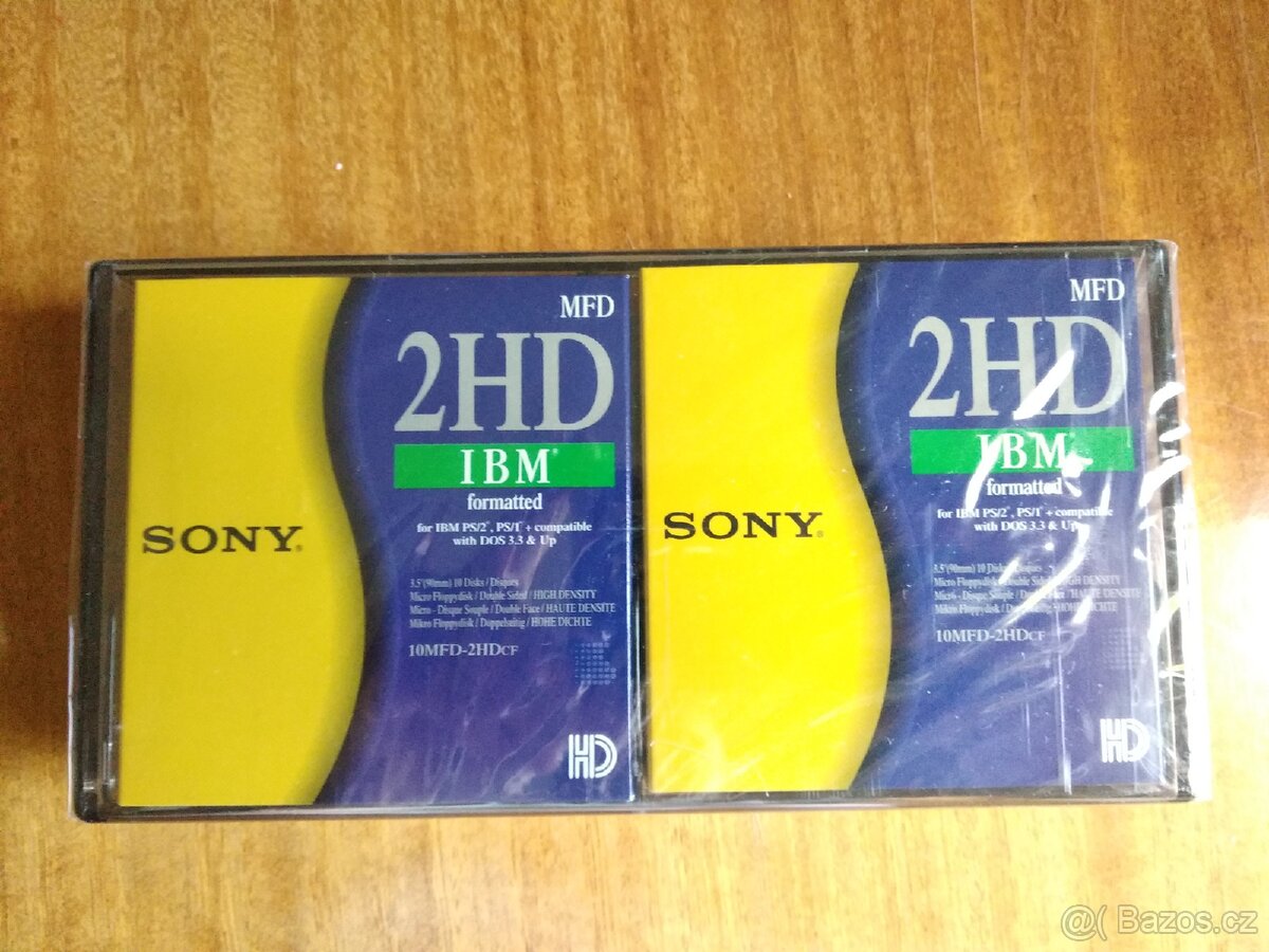 Diskety 2HD BASF - EMTEC a Verbatim a SONY - 10