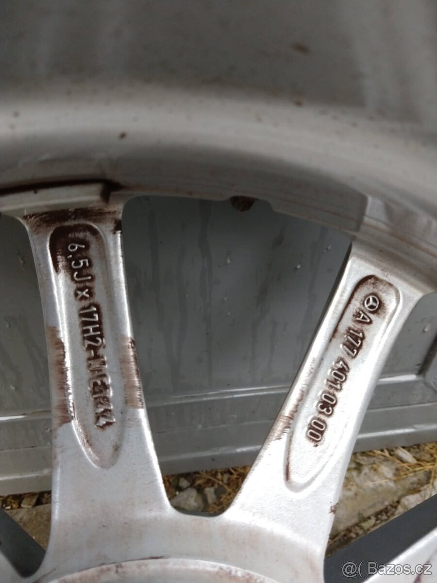 Originál sada ALU 17" Mercedes třídy A W177 B W247 CLA C118 - 10