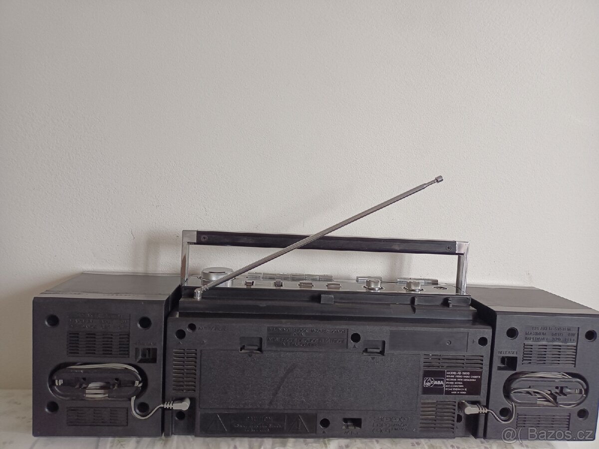 ABA 9090 radiomagnetofon retro 2 kazeťák Korea - 10