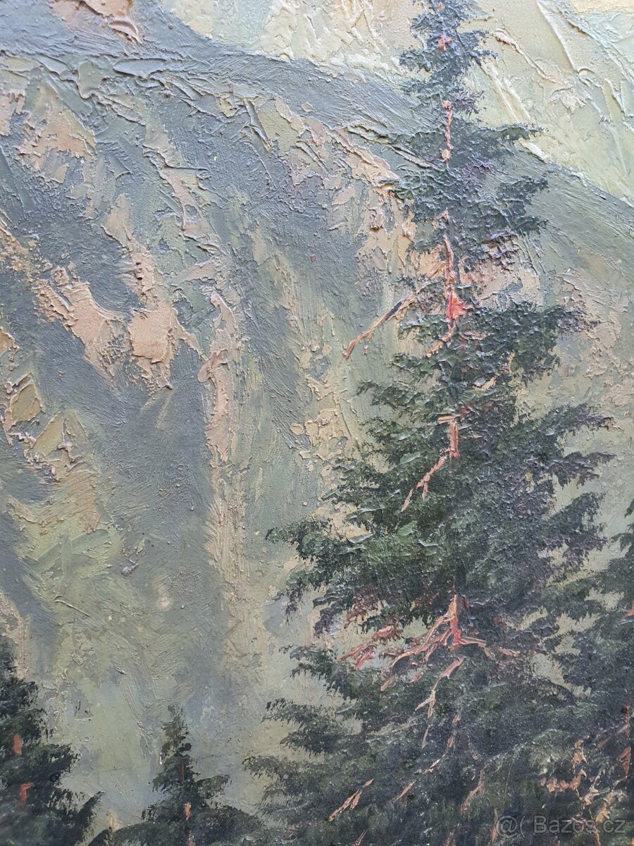 krásný obraz horská krajina 86x68 - 10