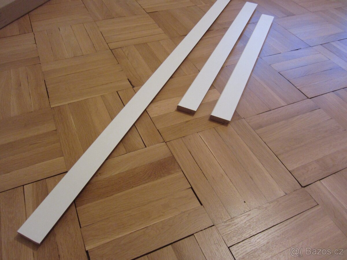 Soklové podlahové lišty 4 m a úchytky clip G (35 ks) - 10