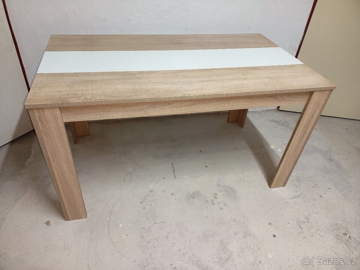 Prodám hezký jídelní stůl Dub Sonoma. - 10