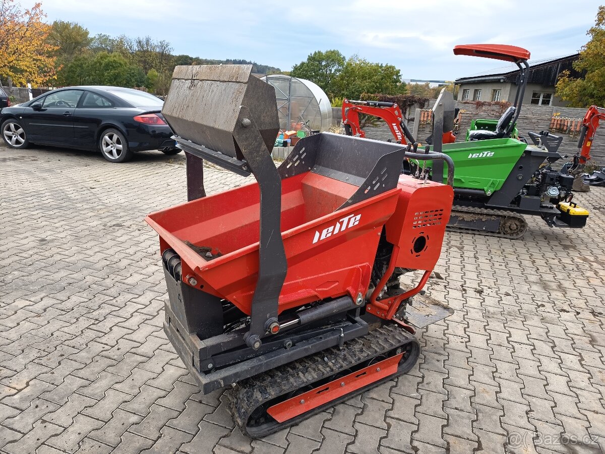 Pásový minidumper nůžkové zvedání korby - 10