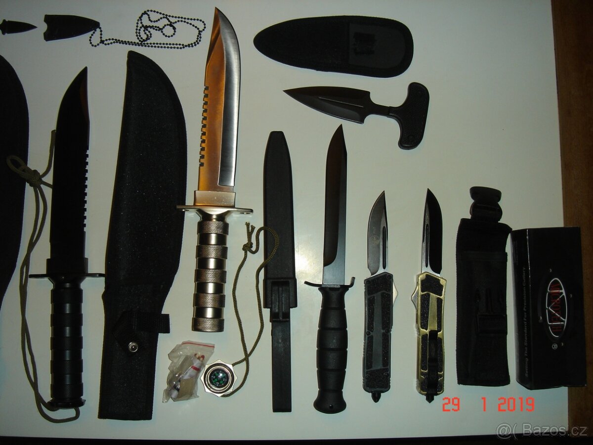 Prodám krásnou, novou, oboustranně broušenou dýku a další no - 10