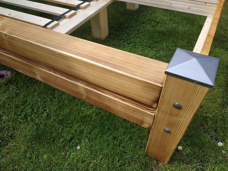 Nová trámová postel Rustik 160x200 - 10