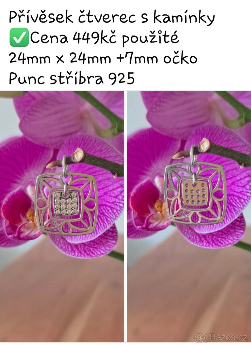 Stříbrné náušnice a prstýnek - 10