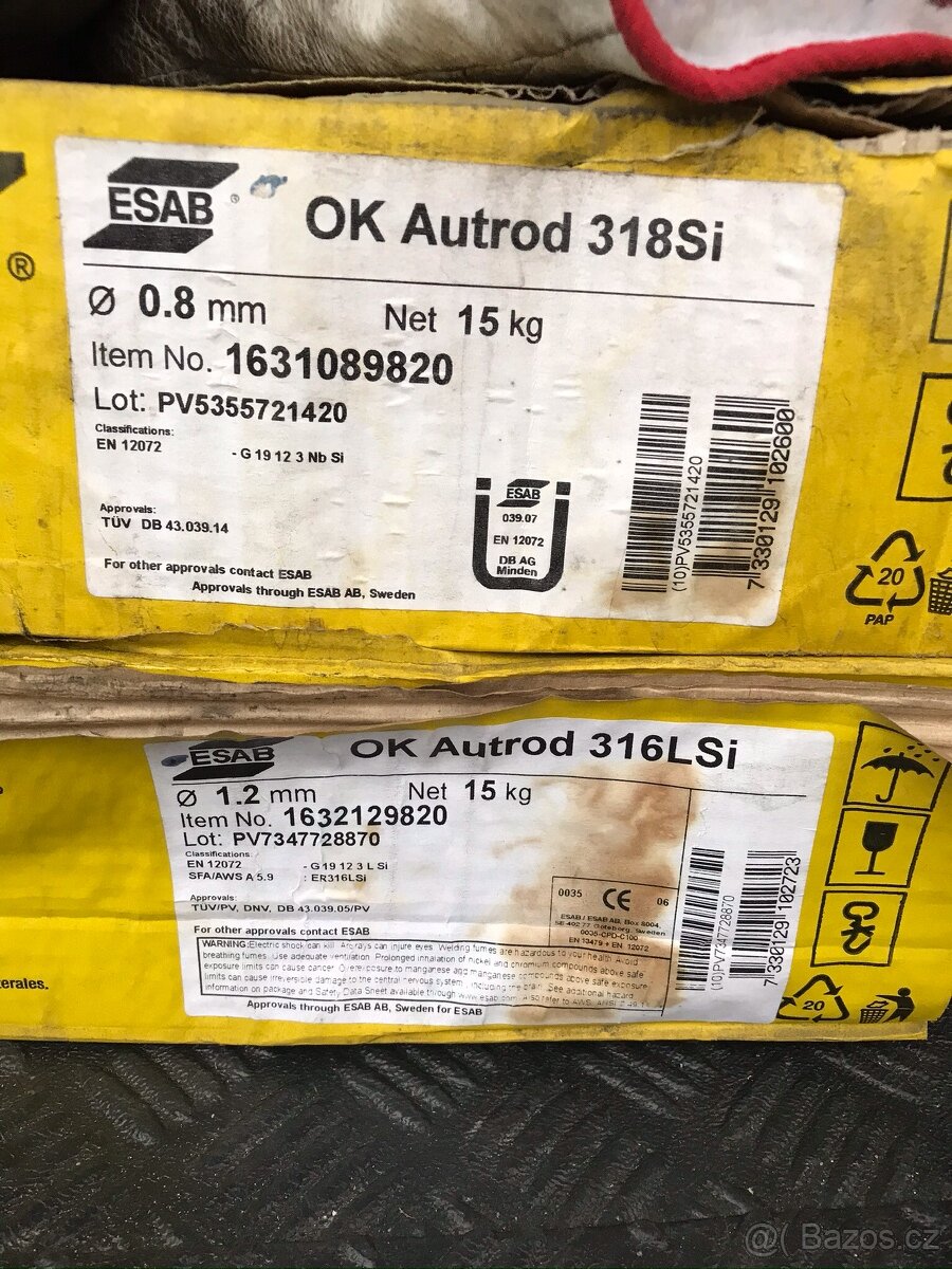 Svářecí elektrody ,dráty - 10