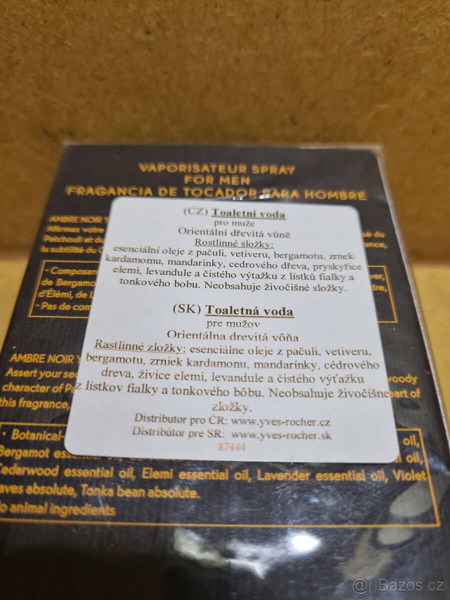 Pánská toaletní voda Yves Rocher - Ambre Noir, 100ml - 10