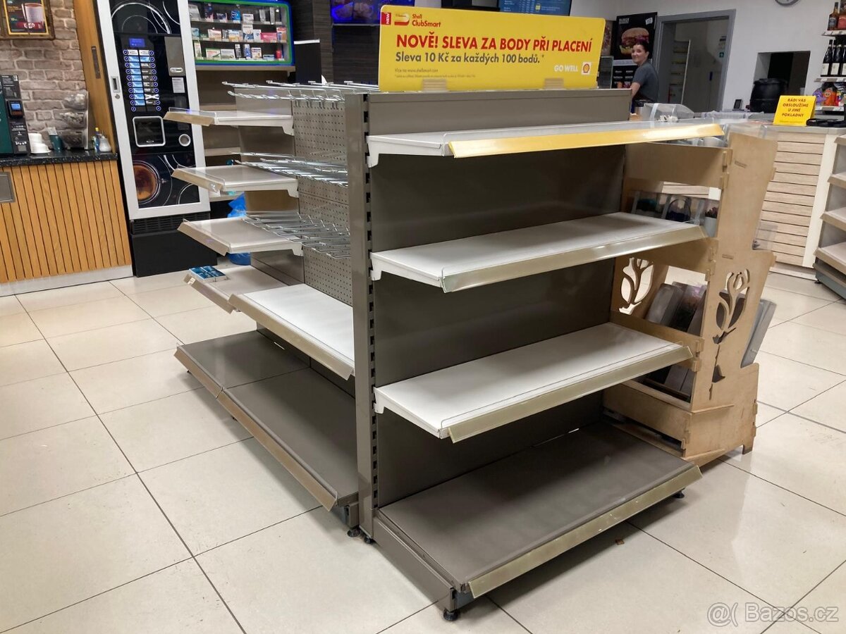 Regály + drobný nábytek z rekonstrukce čerpací stanice - 10