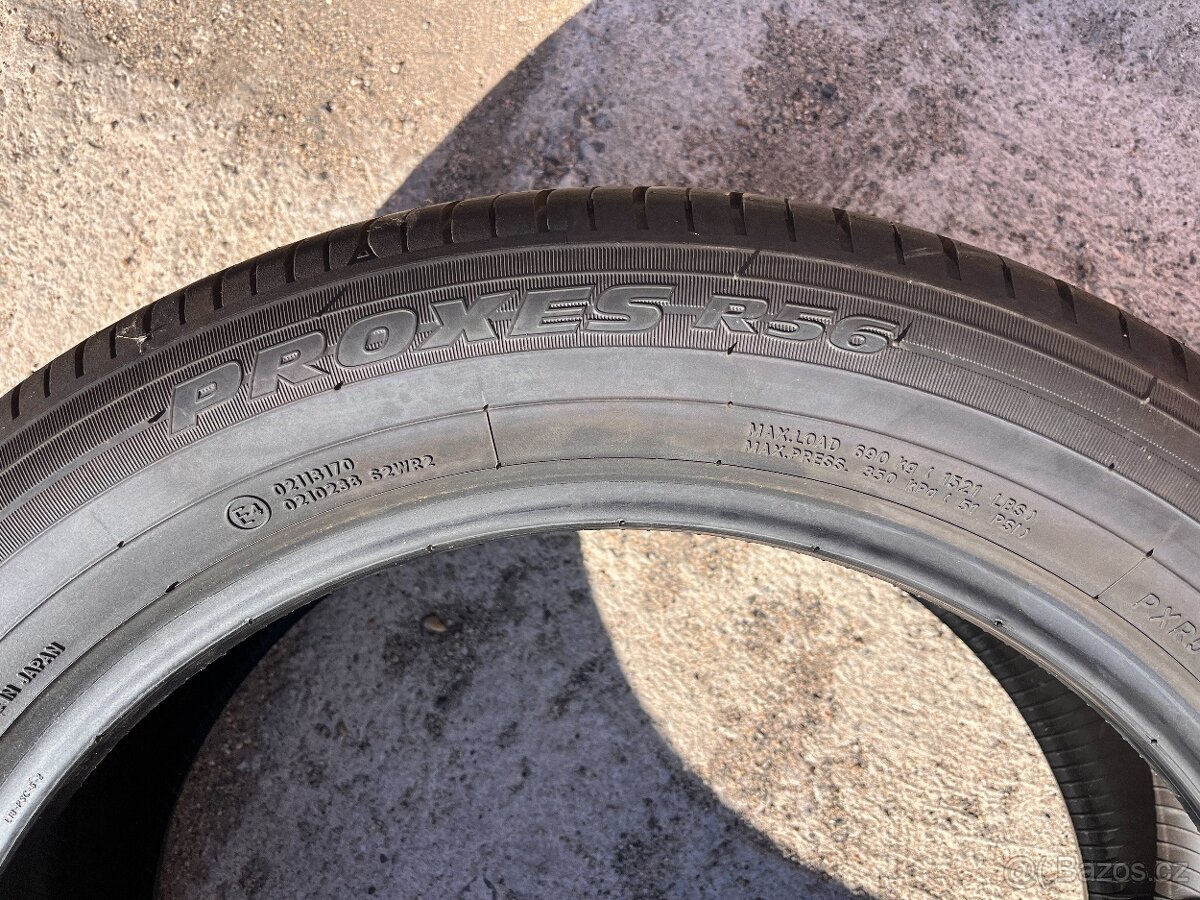 4x 215/55R18 95H, TOYO PROXES R56, LETNÍ, NOVÉ - 10