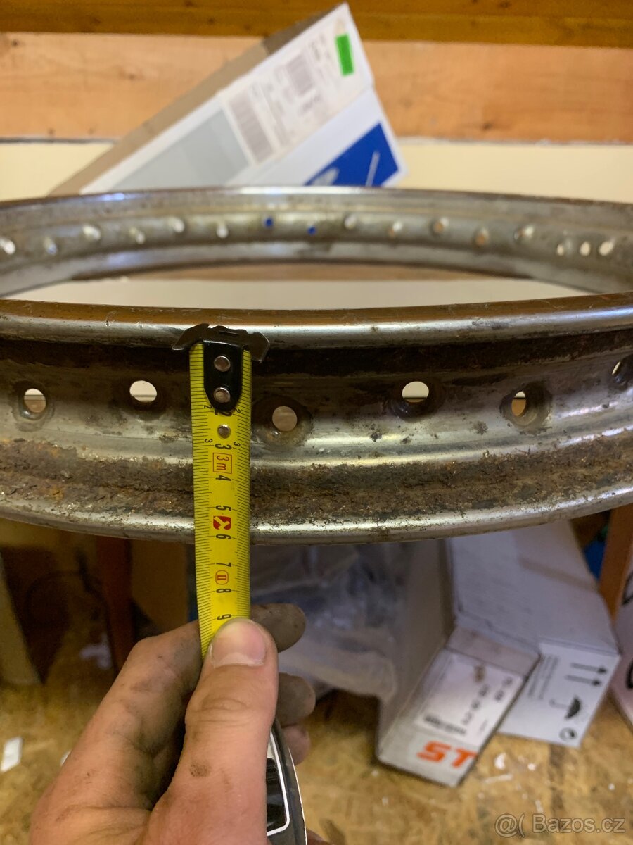 Ráfek kola Jawa/čz 2,50x 19 - 10