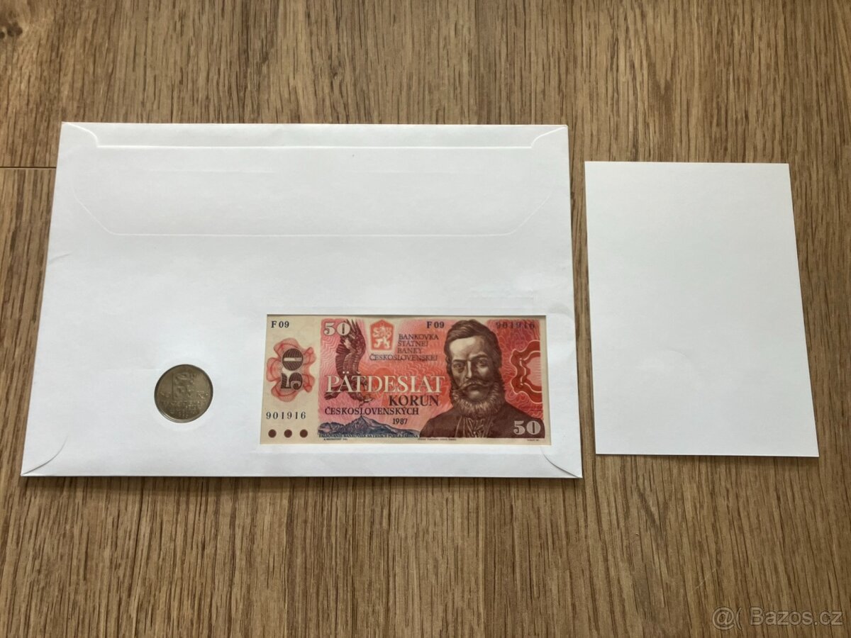 Numismatické mincovní dopisy Československo Slovensko mince - 10
