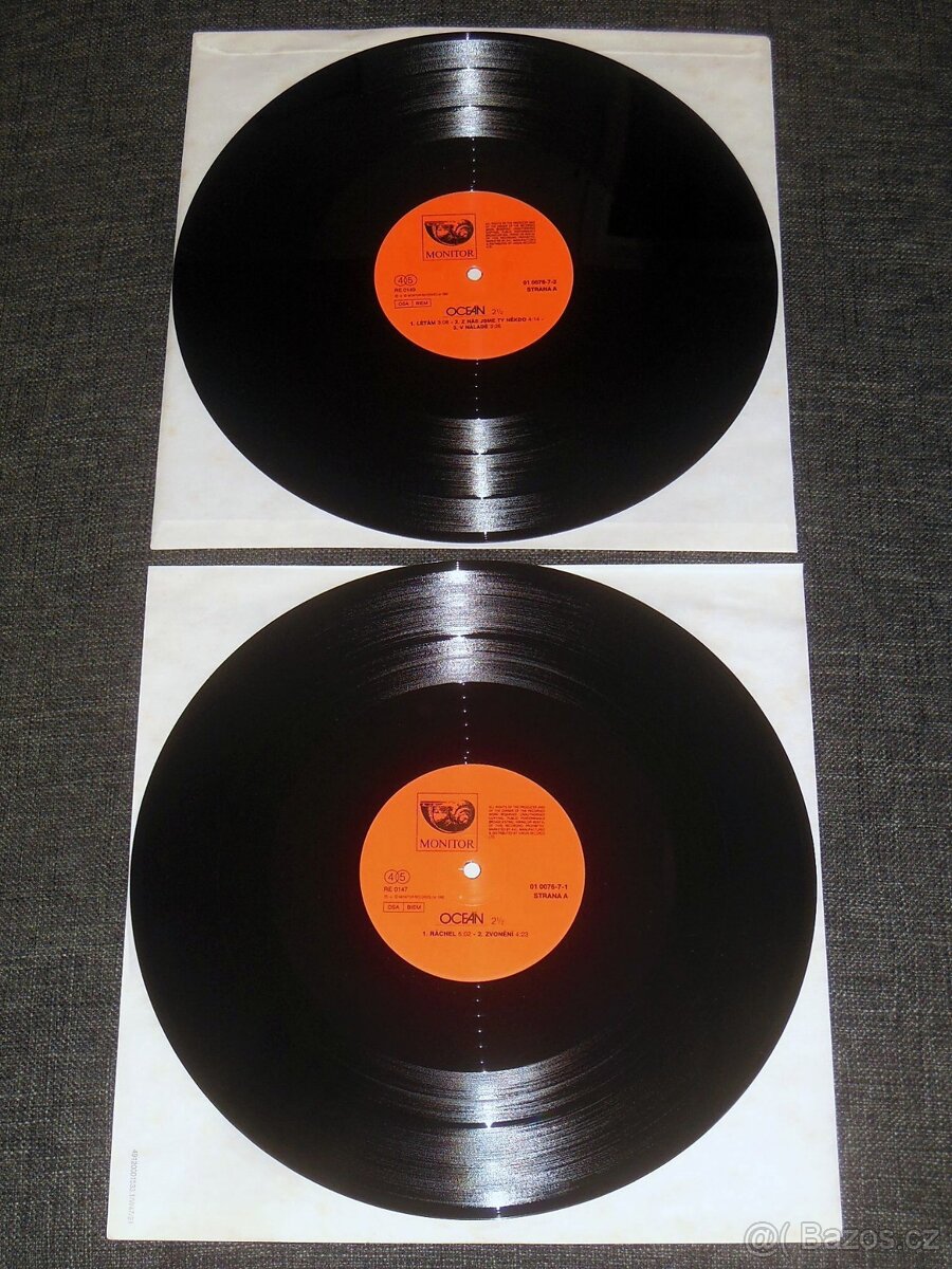Prodám raritní desky Oceán -2 1/2 (1992) původní vydání 1992 - 10