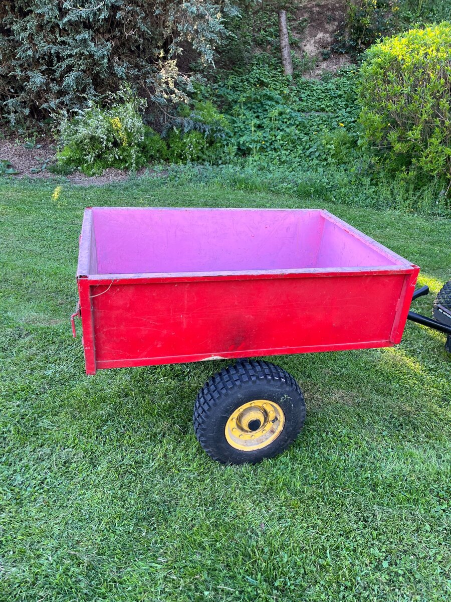 Vozík za zahradní traktor/rider - 10