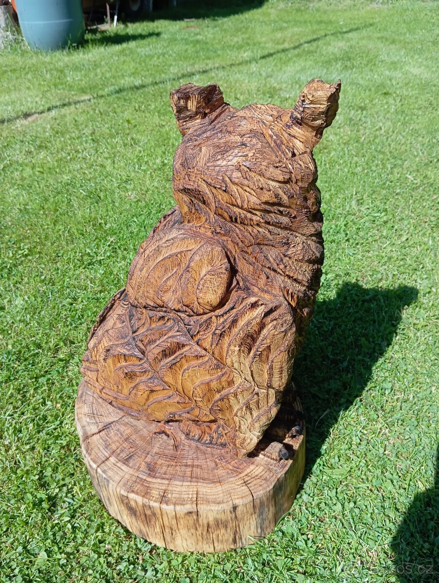 Dřevěný výr - 10