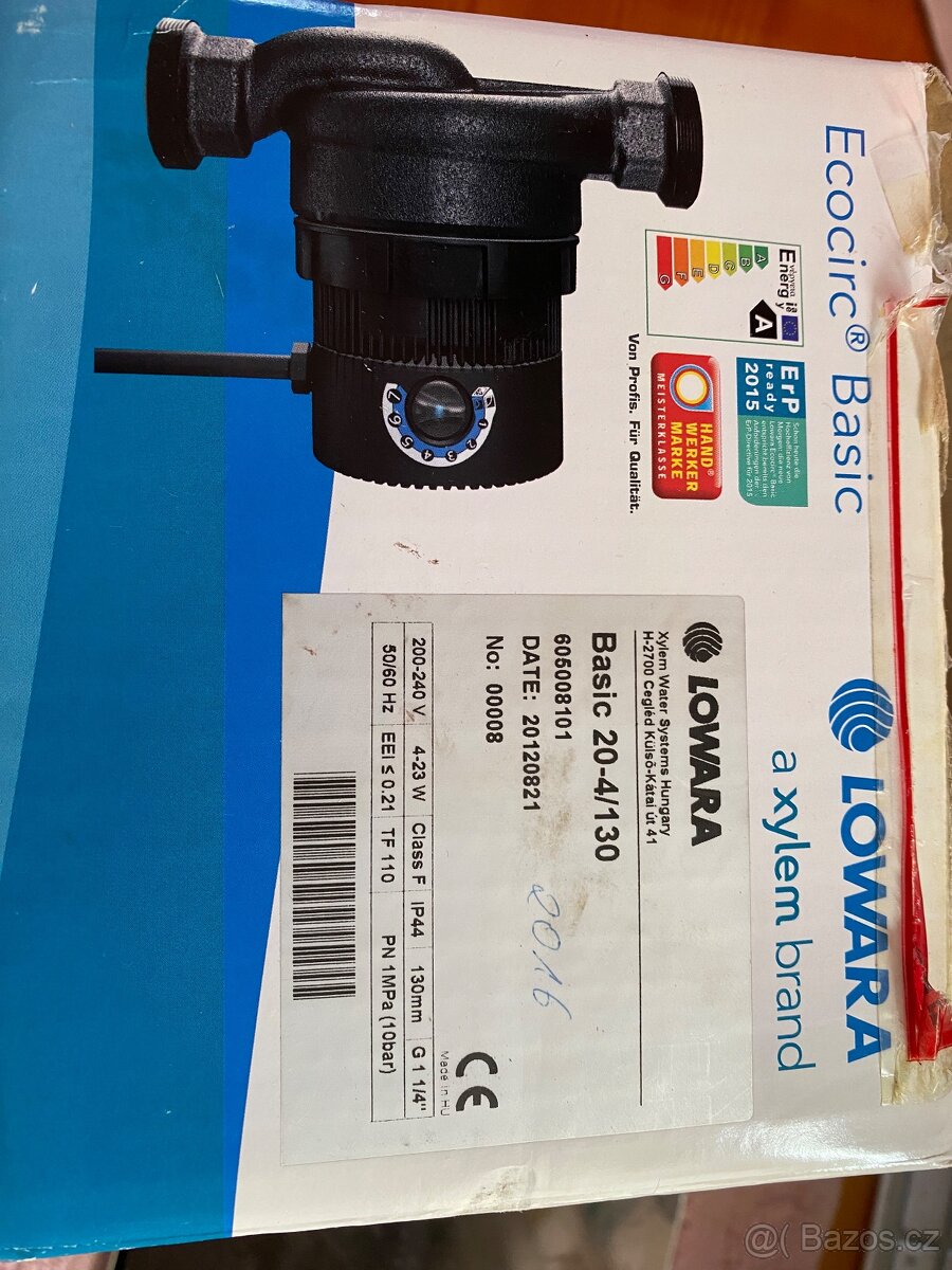 Oběhové čerpadlo LowaraBasic 20-4/130 - 10