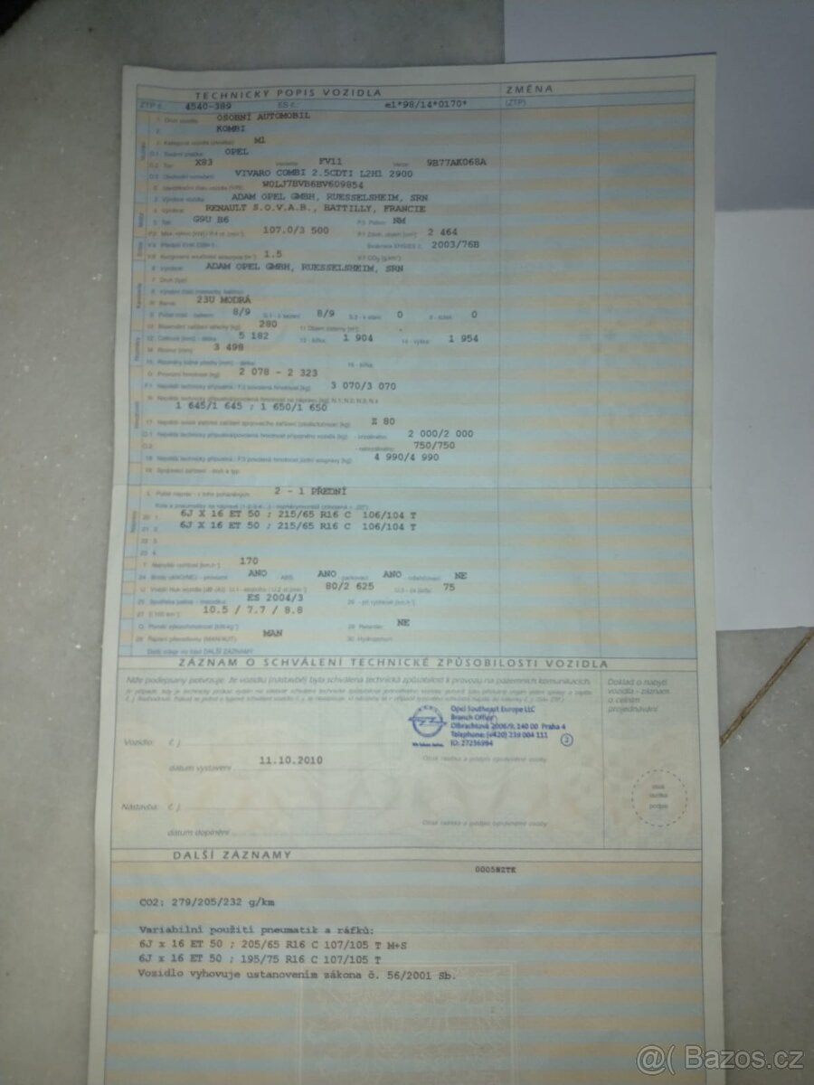 Opel Vivaro 2.5 CDTI 107kw long - 10