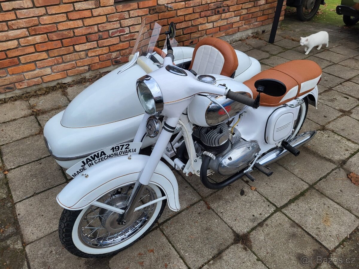Jawa 350/360 se sidecar Velorex 560 profi renovace - 10