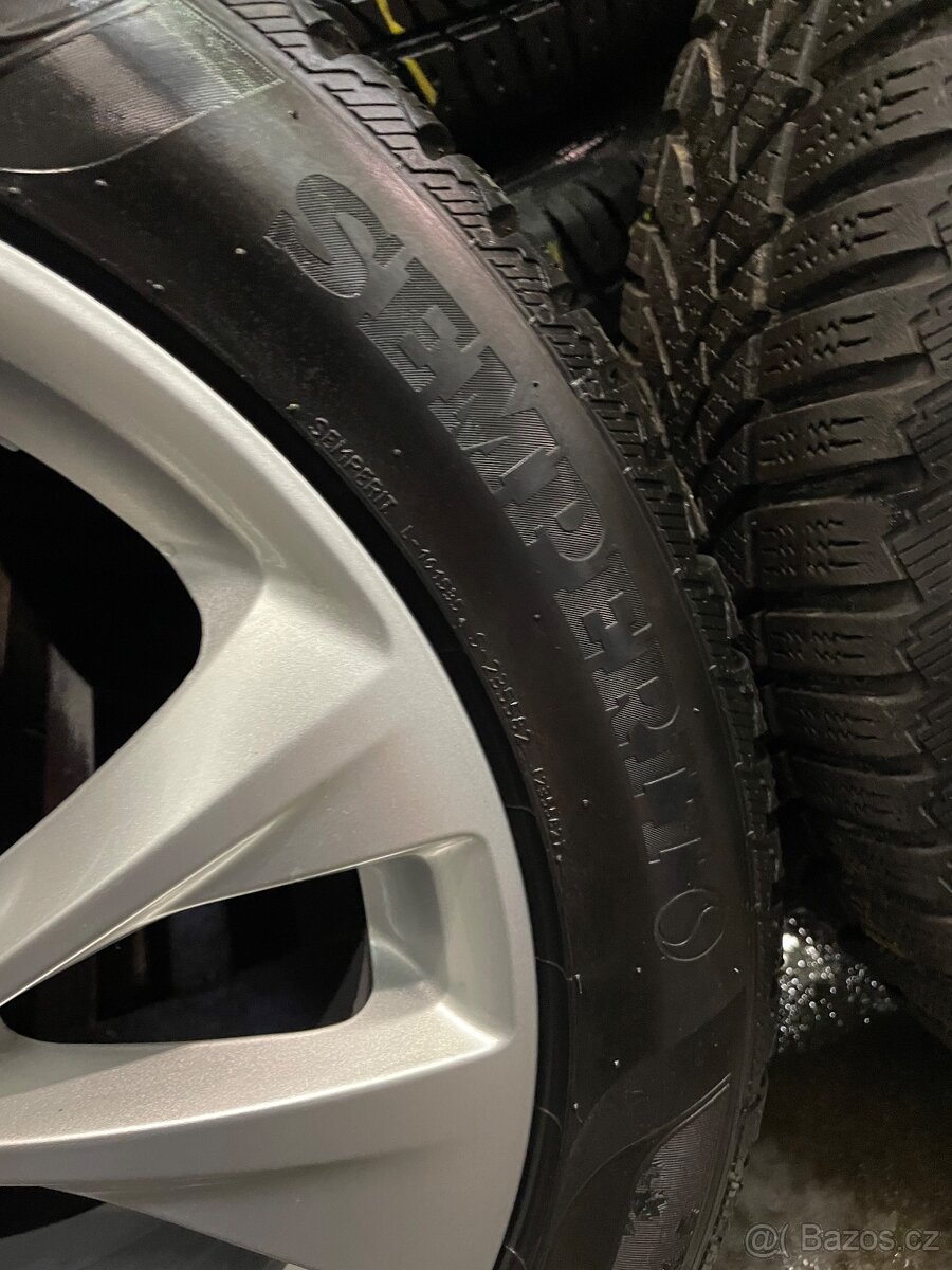 4x108 R17 6,5J ET20 Opel Crossland X + 215/50 R17 zimné - 10