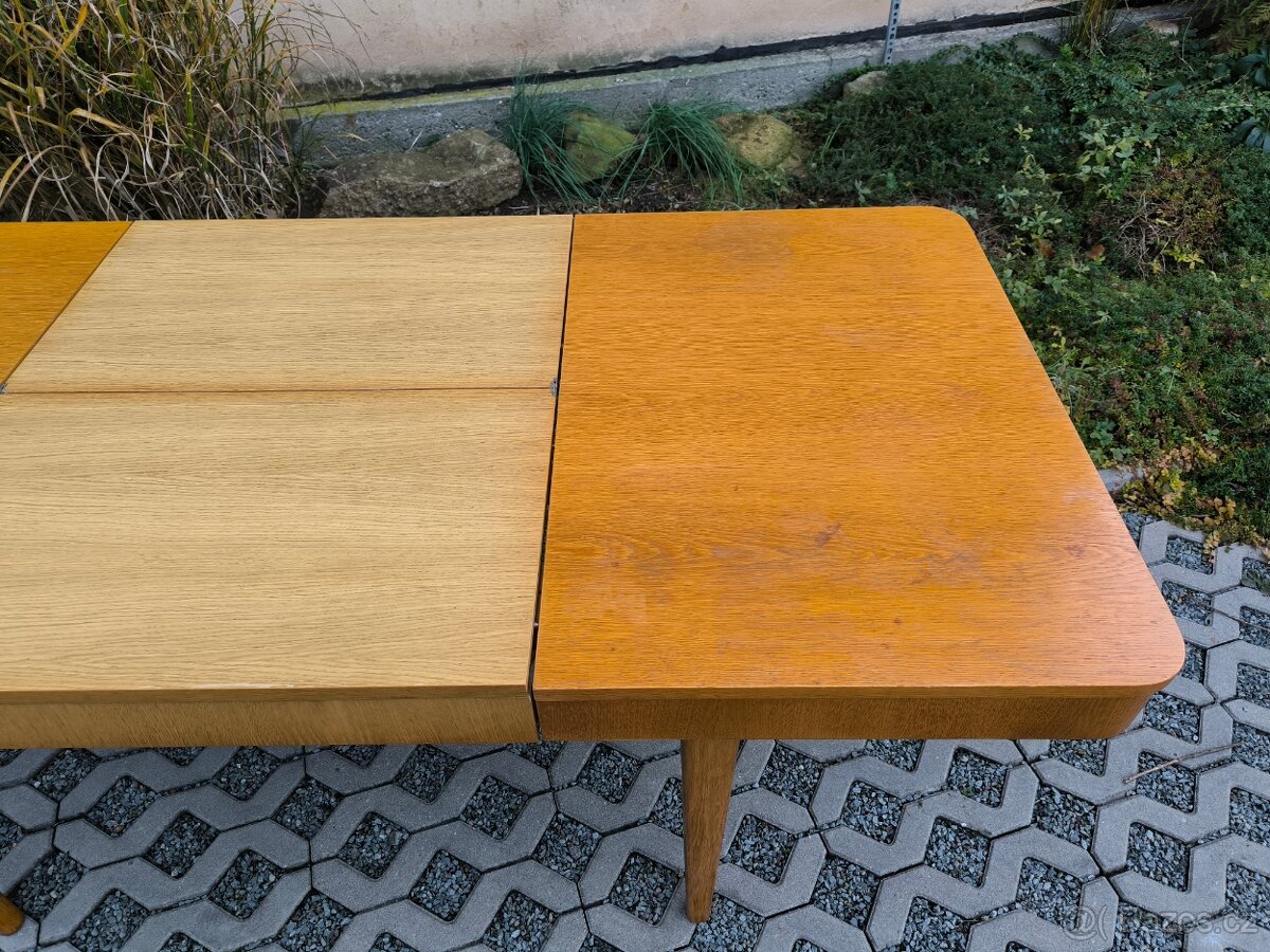 Art Deco jídelní rozkládací stůl Jindřich Halabala - 10