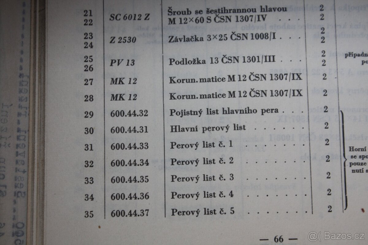 Tatra 600 Tatraplan - listová pera - 10