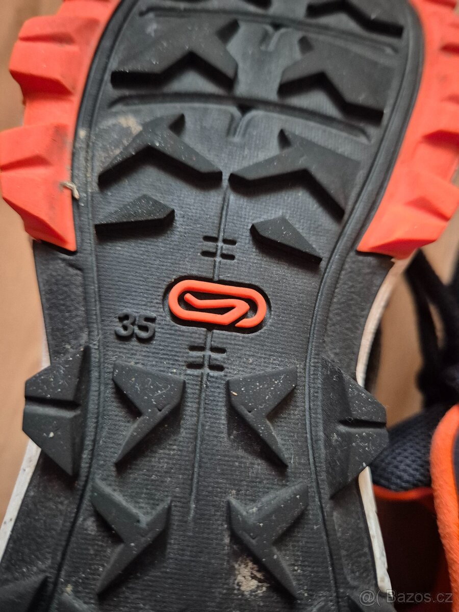 Kalenji 35 boty tenisky běh černo-oranžové - 10