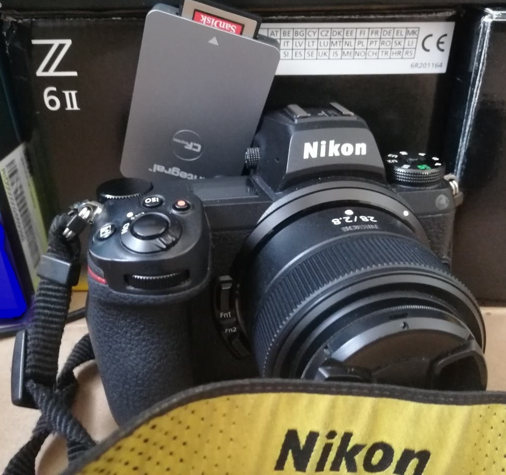 NIKON Z6II + 28mm Z,ND64, CF128GB+SD128GB, čtečky - 10