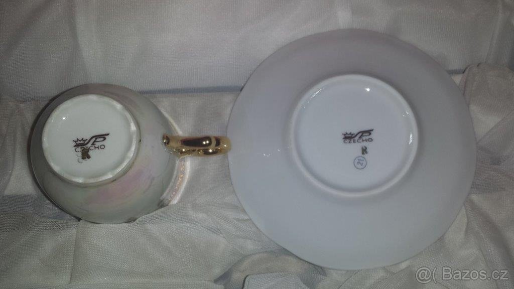 Zlacený kávový servis - 10