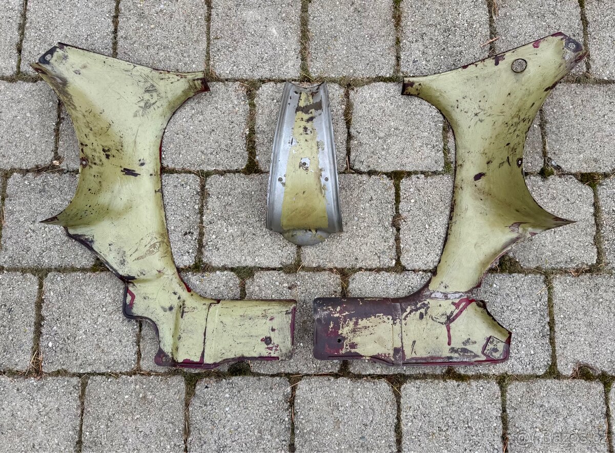 Jawa ČZ 250 353 kývačka - podsedlové plechy - 10