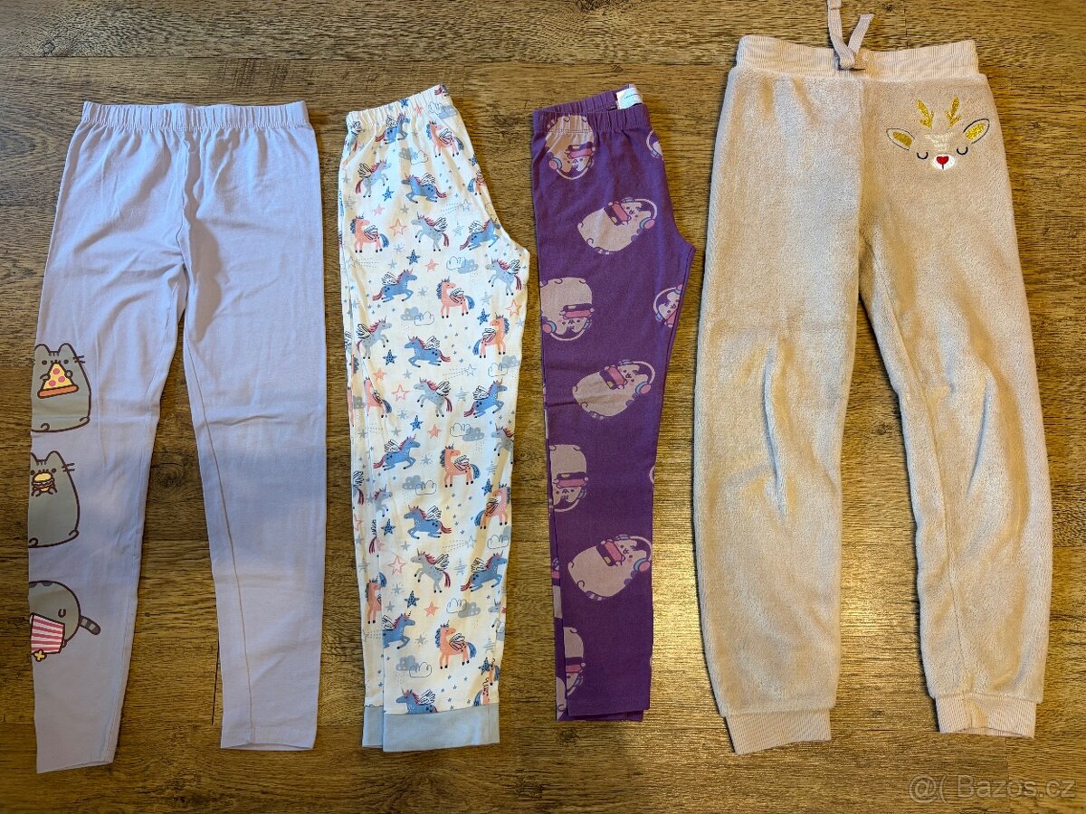 Balík oblečení pro holčičku 134-140, kusů 19ks, bunda next - 10