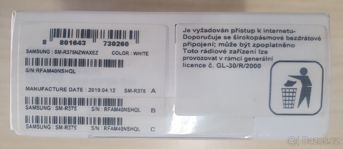 Samsung - hodinky Galaxy Fit e, bila barva - 10