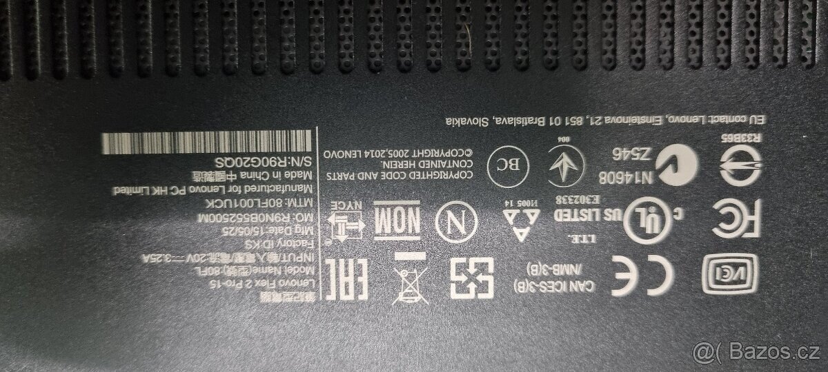 Lenovo FLEX 2 PRO 15 DOTYKOVY DISPLAY - stav nového - 10