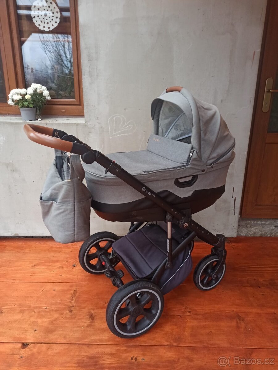 Kočárek dvojkombinace Jedo Tamel + vajíčko Cybex Aton se zak - 10