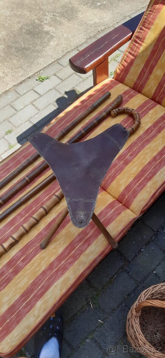 Vyřezávané dřevěné hole - 10