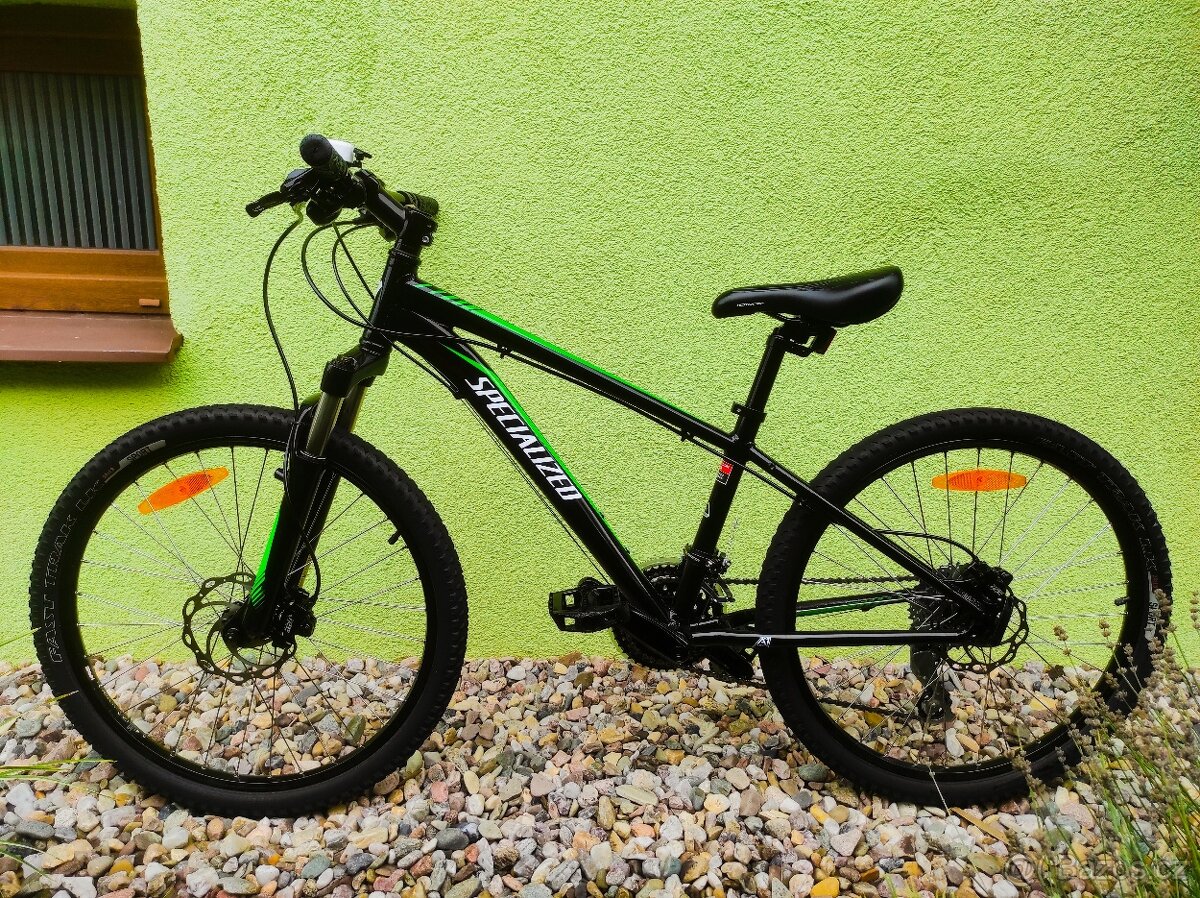 Značkové dětské kolo Specialized 24" (černá/zelená)# - 10