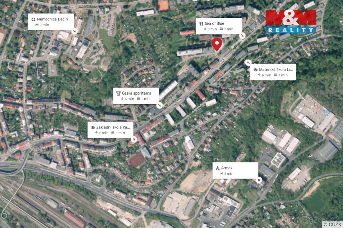 Prodej bytu 2+kk, 45 m², Děčín, ul. Dvořákova - 10