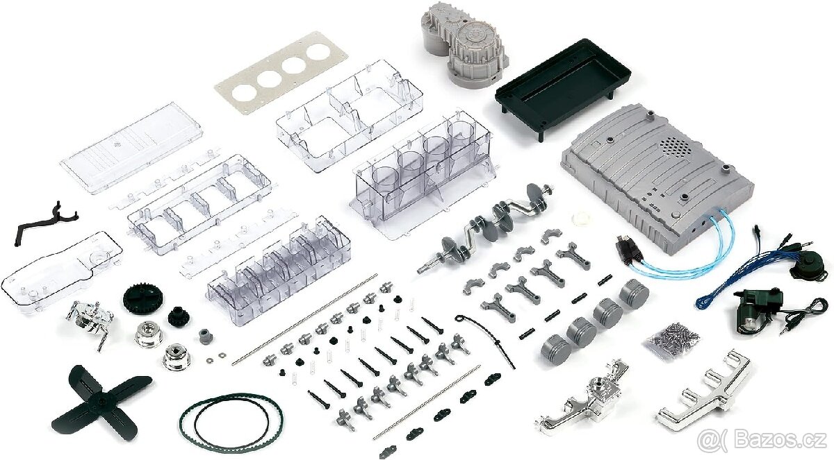 Funkční stavebnice hybridního motoru 1:3 - nová - 10