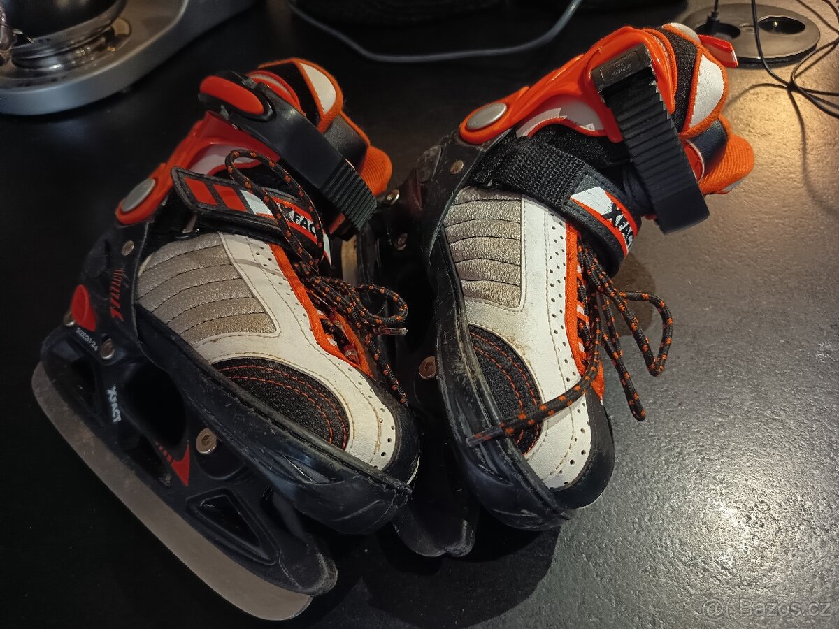 Dětské posuvné brusle na led velikost 31-34 - 10