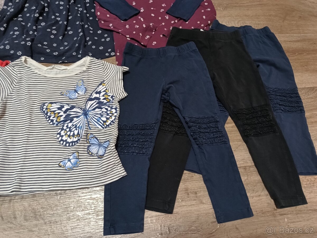 Set dívčího oblečení vel. 98 H&M, C&A, Lindex... - 10