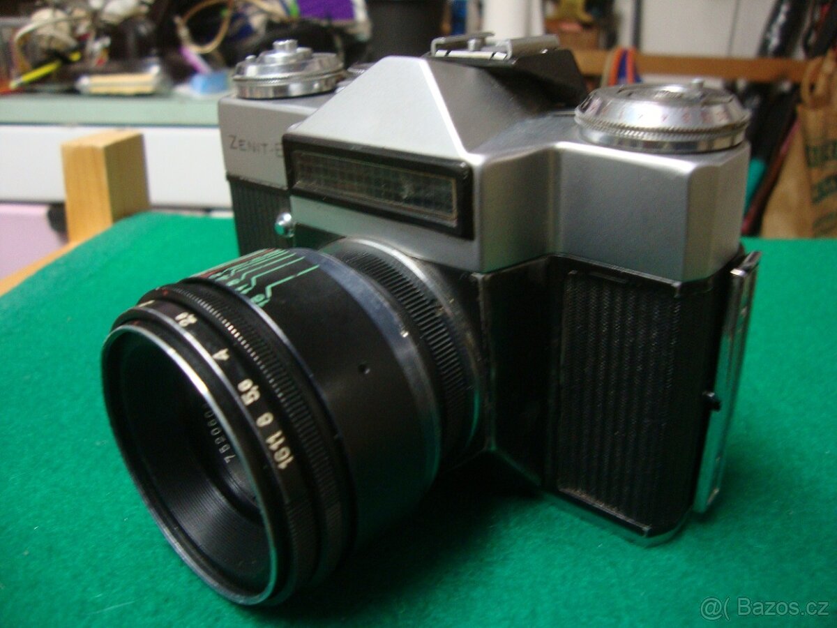 Foto fotoaparát Zenit-E objektiv HELIOS 44-2 2/58MM pouzdro - 10