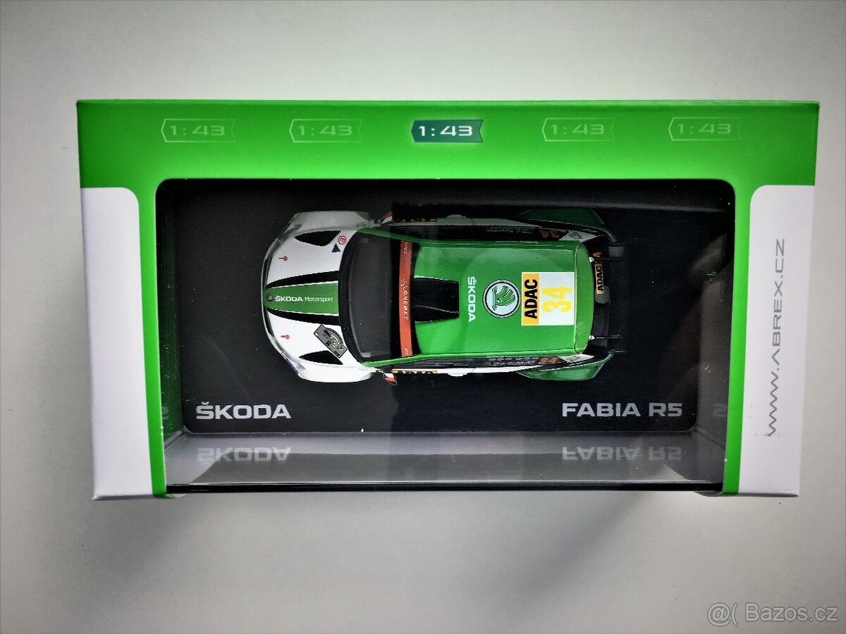 Model ŠKODA Fabia III R5 Rally Deutschland 2017 Abrex 1/43 - 10