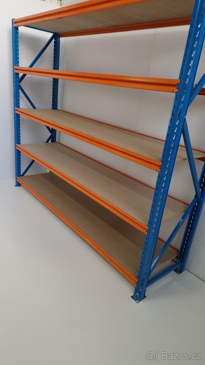 Prodám regály a regálové doplňky. Průmyslové policové regáli - 10