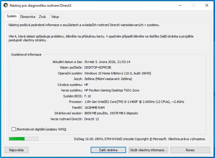 Prodám: HP Pavilion Gaming TG01-2902nc Black - 10