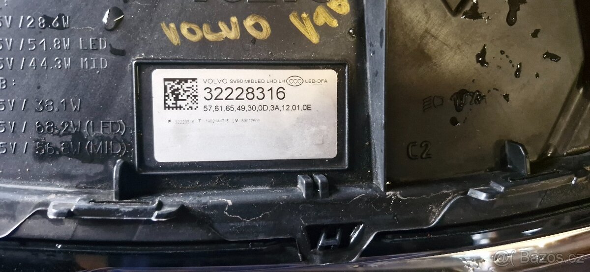 Leve predni svetlo volvo v90 s90 32228316 - 10