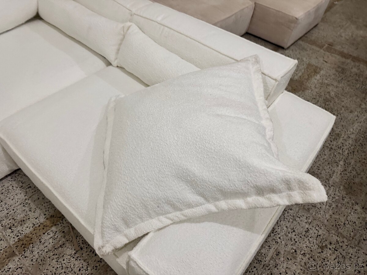 NOVÁ Luxusní Sedací souprava Sirpio 360x260 Boucle - 10