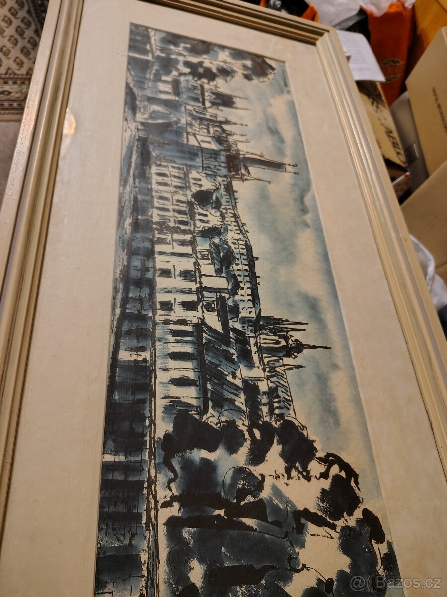 Krabice plná obrázků/obrazů - 10