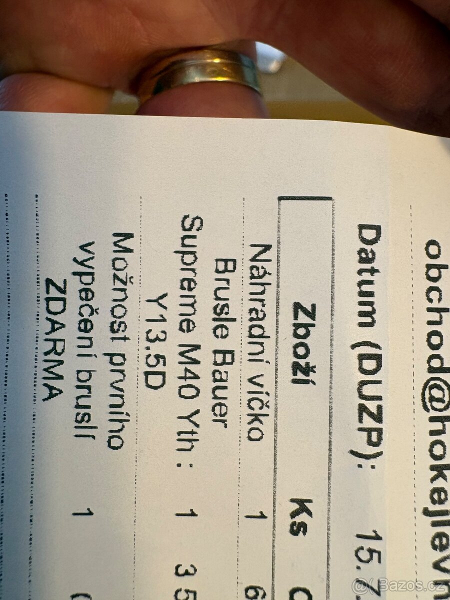 Dětské brusle Bauer M40 velikost 13,5 - 10