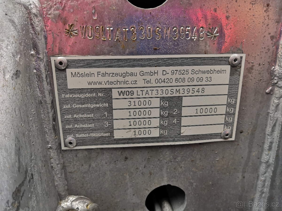 Vlek kára tandem podvalnik přepravník 3nápravy - 10